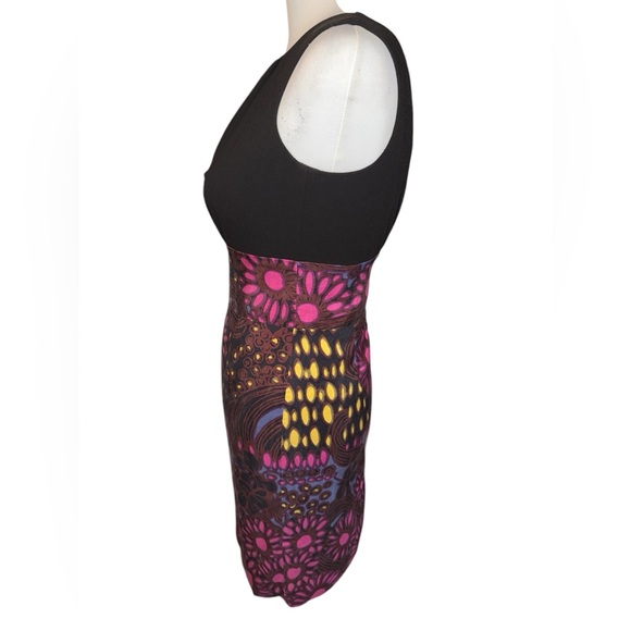 TRINA TURK Los Angeles Silk Rory Luxury Multi-Color Knee-Length Sheath Dress 2 - Picture 7 of 14